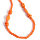 Paparazzi Accessories #N69 Peg - Tropical Tourist - Orange Necklace