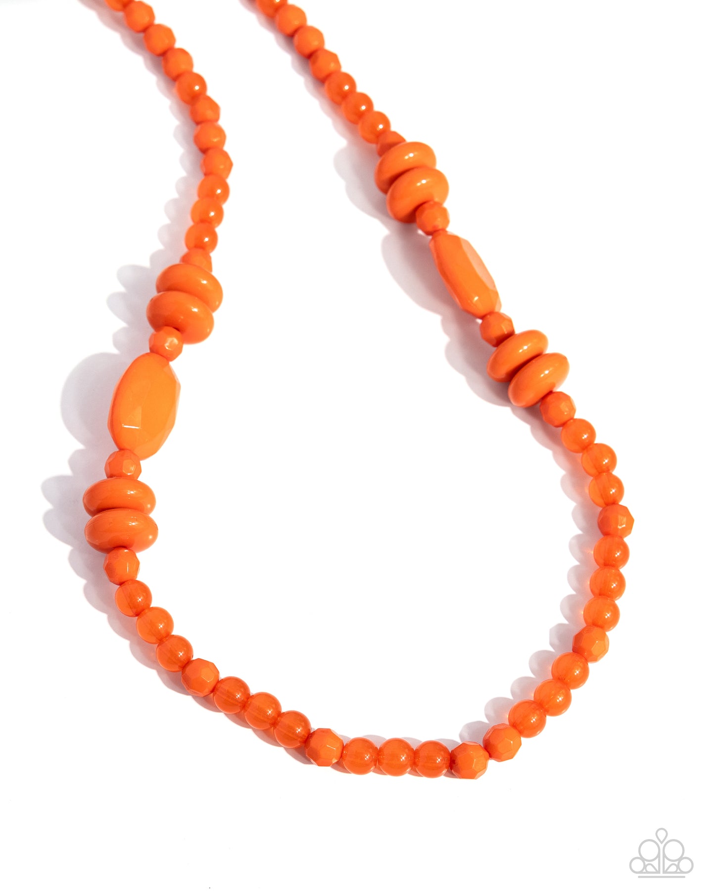 Paparazzi Accessories #N69 Peg - Tropical Tourist - Orange Necklace