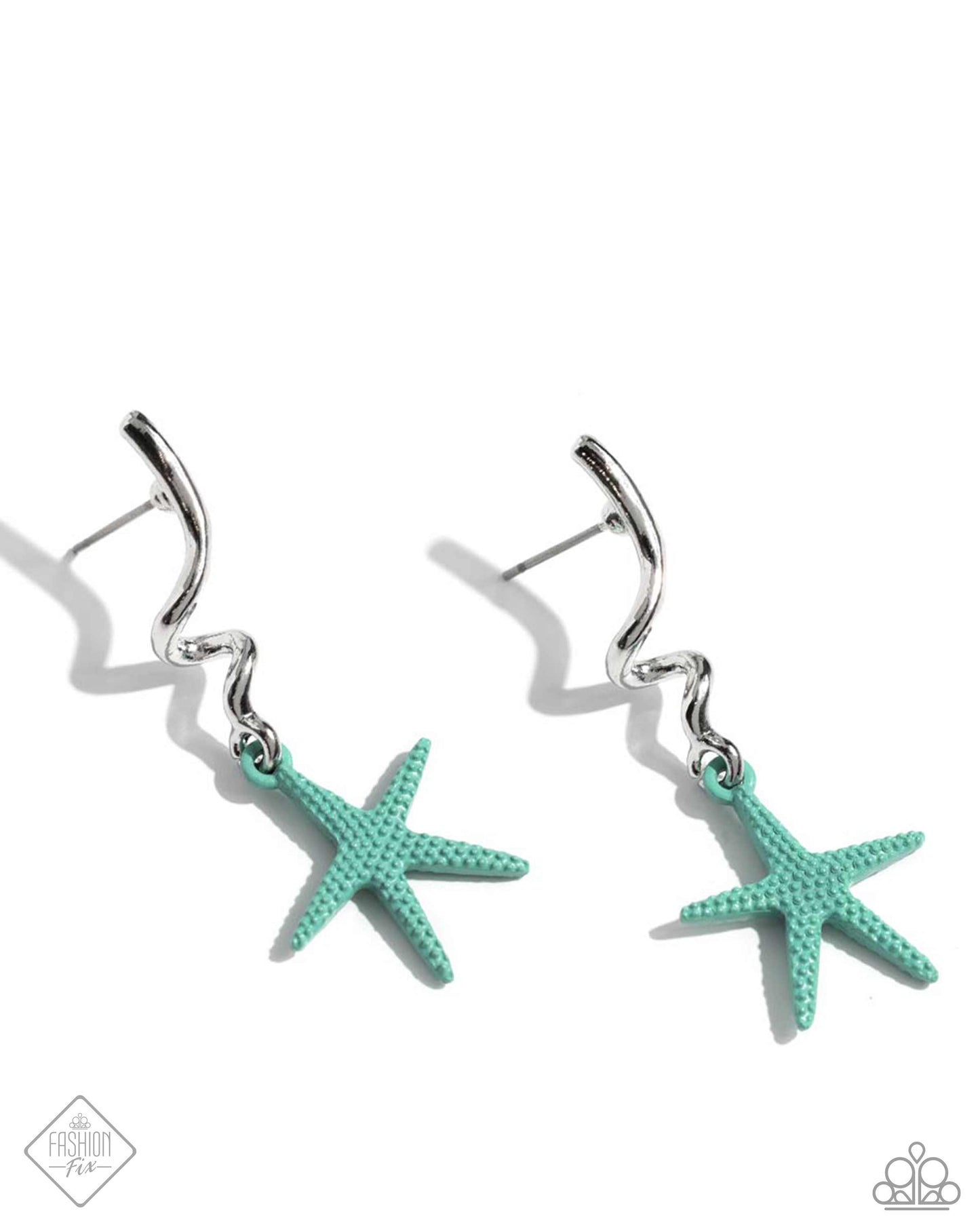 Paparazzi Accessories - Written in the STARFISH - Blue Earrings