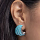 Paparazzi Accessories - Whimsical Waves - Blue Earrings