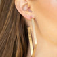 Paparazzi Accessories - Way Over The Edge - Gold Earrings