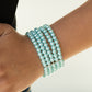 Paparazzi Accessories - Pearl Bliss - Blue Bracelet