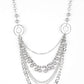 Paparazzi Accessories  - Belles And Whistles #N159 Silver Necklace