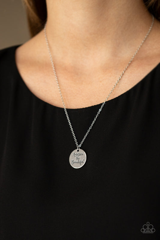 Paparazzi Accessories - America The Beautiful - Silver Necklace