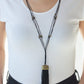 Paparazzi Accessories - Brush It Off - Brass Necklace