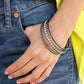 Paparazzi Accessories - Fearless Shimmer - Fashion Fix Black Bracelet