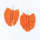 Paparazzi Accessories - Knotted Native - Orange Earrings