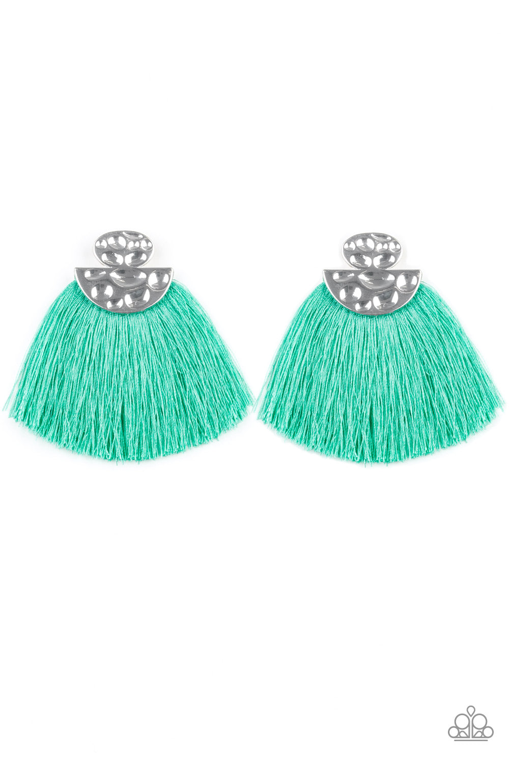 Paparazzi Accessories  - Make Some PLUME - #E56 Green Earring