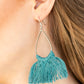 Paparazzi Accessories - Tassel Treat - Blue Earrings