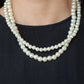 Paparazzi Accessories - Woman Of The Century White Necklace