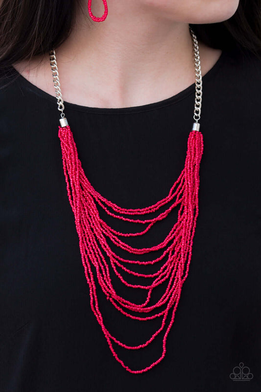 Bora Bombers Red Necklace - TheMasterCollection