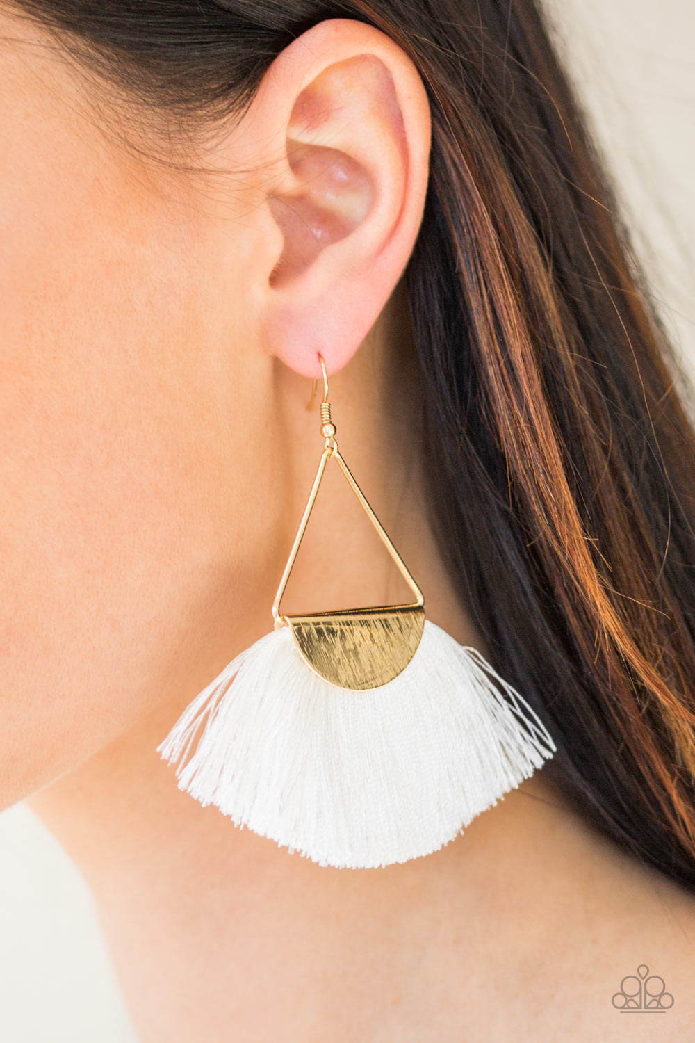 modern-mayan-white Earrings - TheMasterCollection