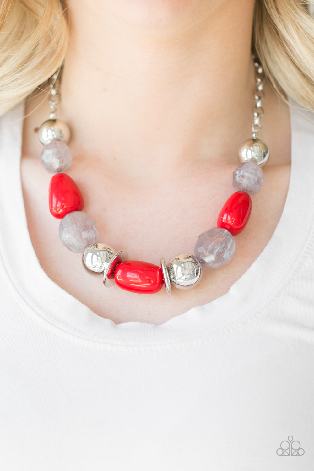 South Shore Sensation - Red Necklace - TheMasterCollection