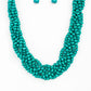 Paparazzi Accessories  - Tahiti Tropic #N130 Blue Necklace