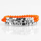 Paparazzi Accessories - Take Shape - Orange Bracelet - TheMasterCollection