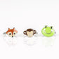 Paparazzi Accessories - FROG, PENGUIN, HIPPO, FOX, MONKEY ANIMAL RINGS-SET OF 5 #SS4 - Starlet Shimmer Rings