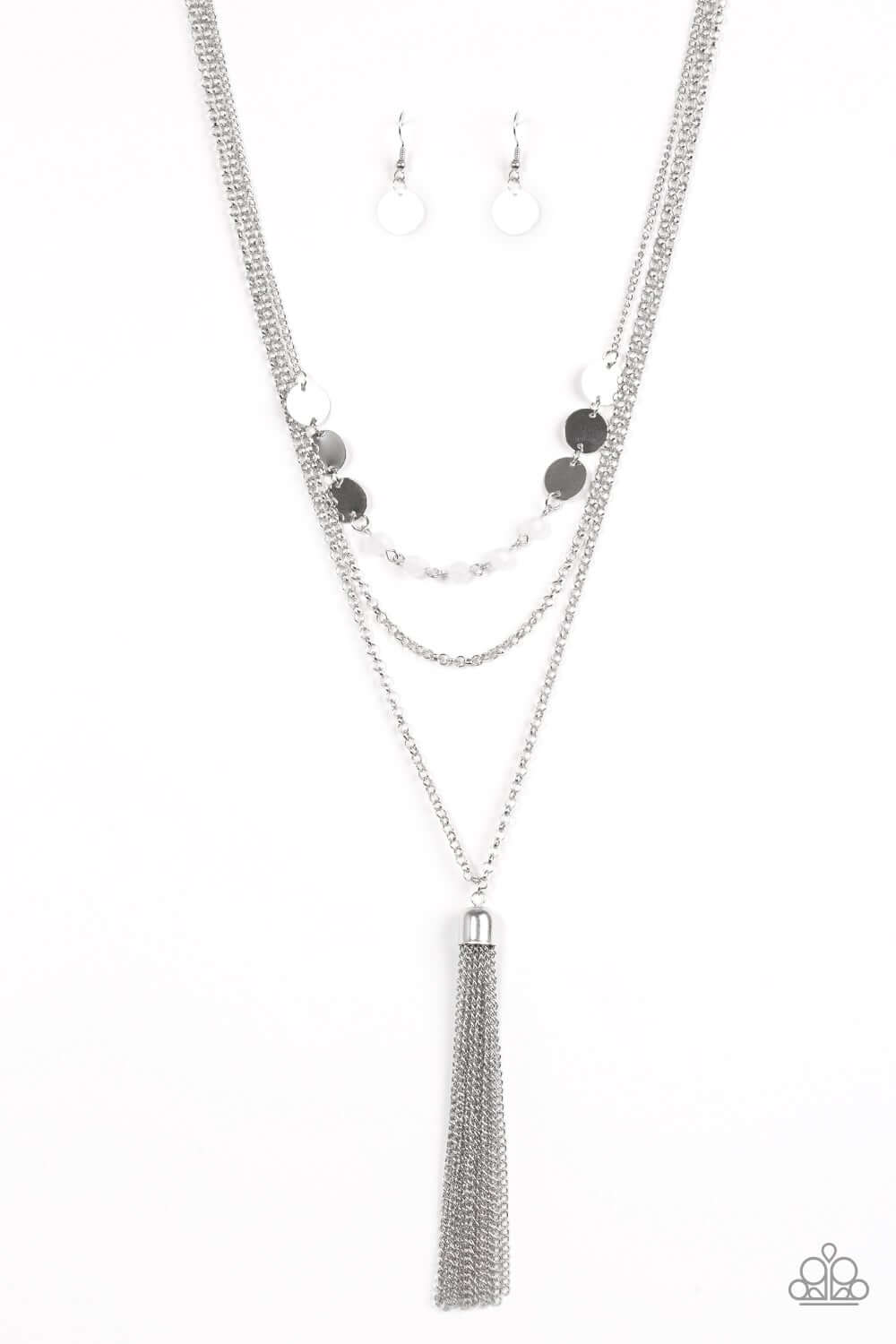 Paparazzi Accessories  - Celebration of Chic #L111 - Silver Necklace