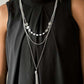 Paparazzi Accessories  - Celebration of Chic #L111 - Silver Necklace