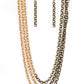 Paparazzi Accessories - Metro Madness #N230 Peg - Gold/Brass Necklace