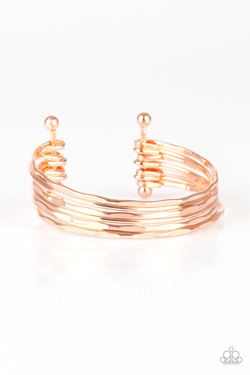 Timelessly Textured - Rose Gold Bracelet - TheMasterCollection