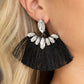 Formal Flair - Black Earring - TheMasterCollection
