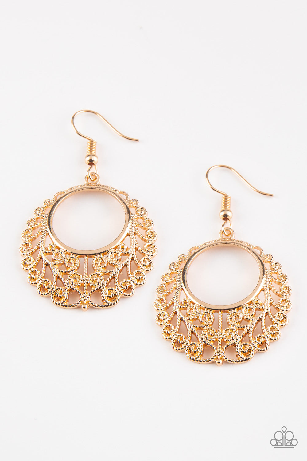 Paparazzi Accessories - Grapevine Glamorous - Gold Earrings