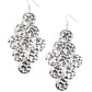 Paparazzi Accessories - Metro Trend - Silver Earrings