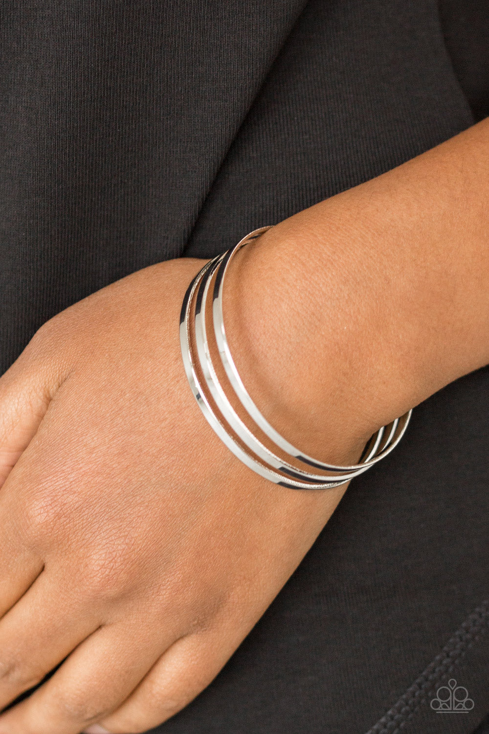 Paparazzi Accessories - Street Sleek - Silver Bracelet