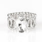 Paparazzi Accessories - Supreme Bling - White Ring