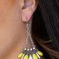 Paparazzi Accessories - Terra Tribe - Yellow Earrings