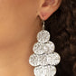Paparazzi Accessories - Uptown Edge - Silver Earrings