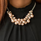 Paparazzi Accessories  - Glam Queen #N97 Brown Necklace