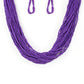 Paparazzi Accessories  - The Show Must Congo On #N147 Purple Necklace