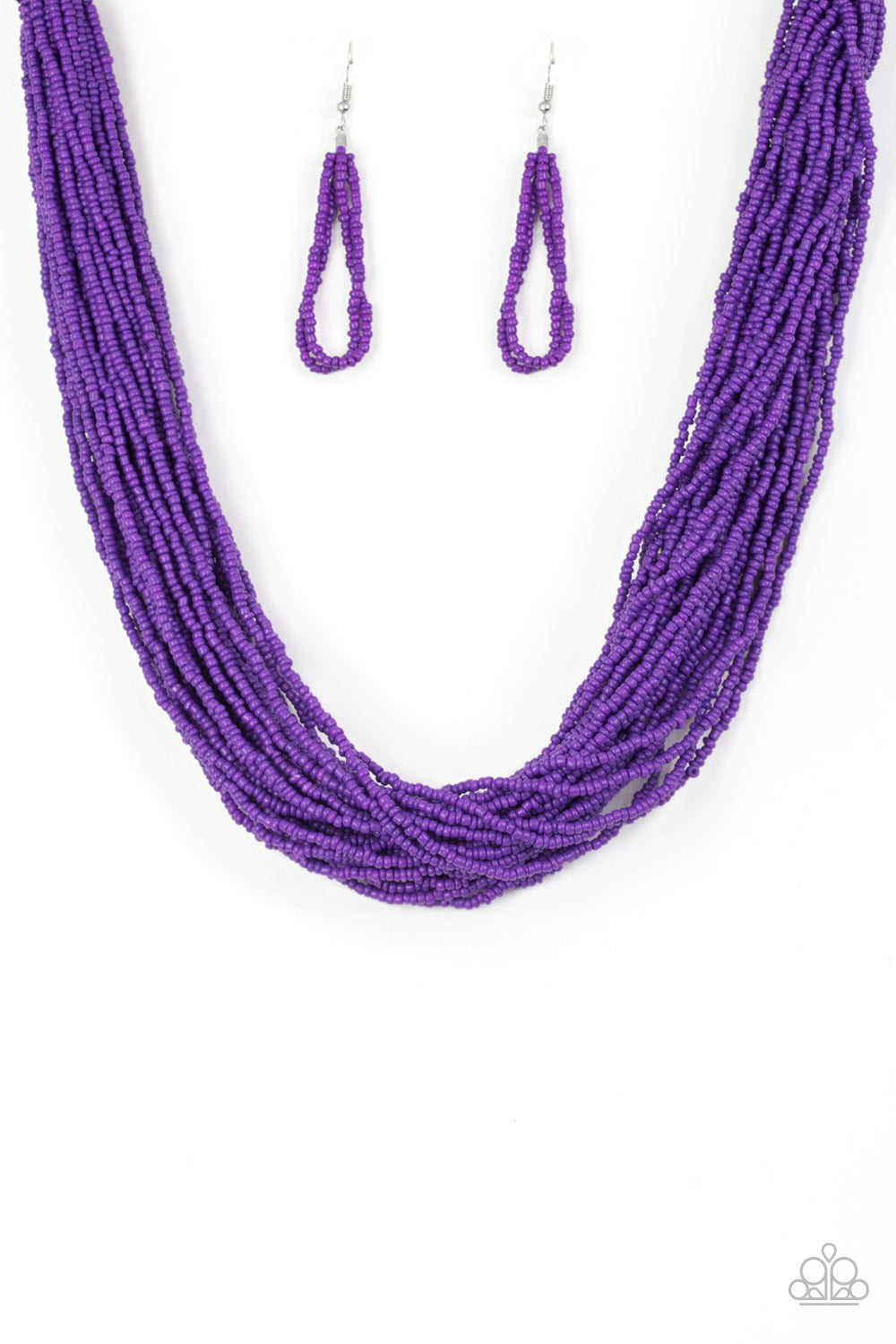 Paparazzi Accessories  - The Show Must Congo On #N147 Purple Necklace
