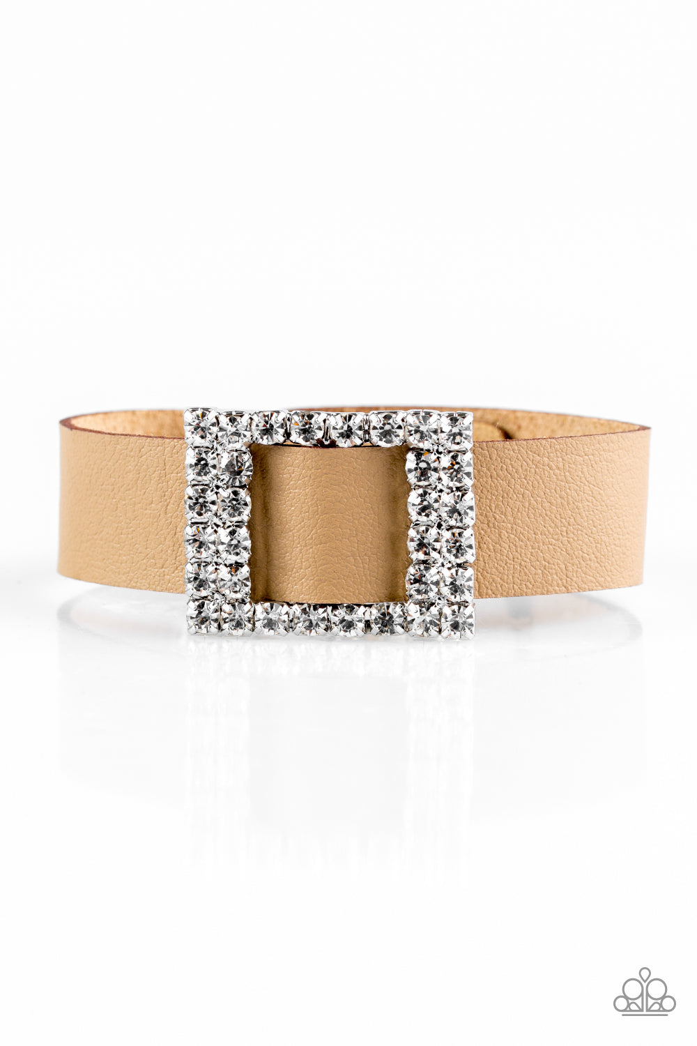Paparazzi Accessories -  Diamond Diva - Brown Bracelet