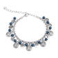Paparazzi Accessories  - Pure LUXE #B271 Drawer 3/2 - Blue Bracelet