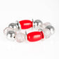 Paparazzi Accessories  - Bay After Bay #B259 - Red Bracelet