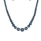 Paparazzi Accessories  - Party Pearls #N219 Box 3 - Blue Necklace