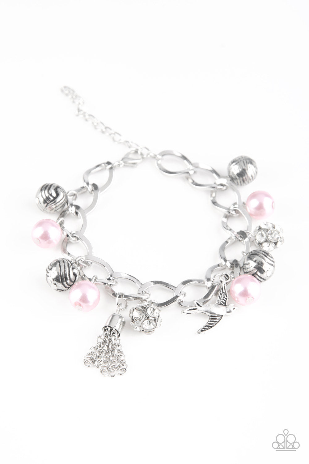 Paparazzi Accessories - Lady Love Dove - Pink Bracelet