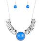Paparazzi Accessories - Egyptian Spell -Blue Necklace