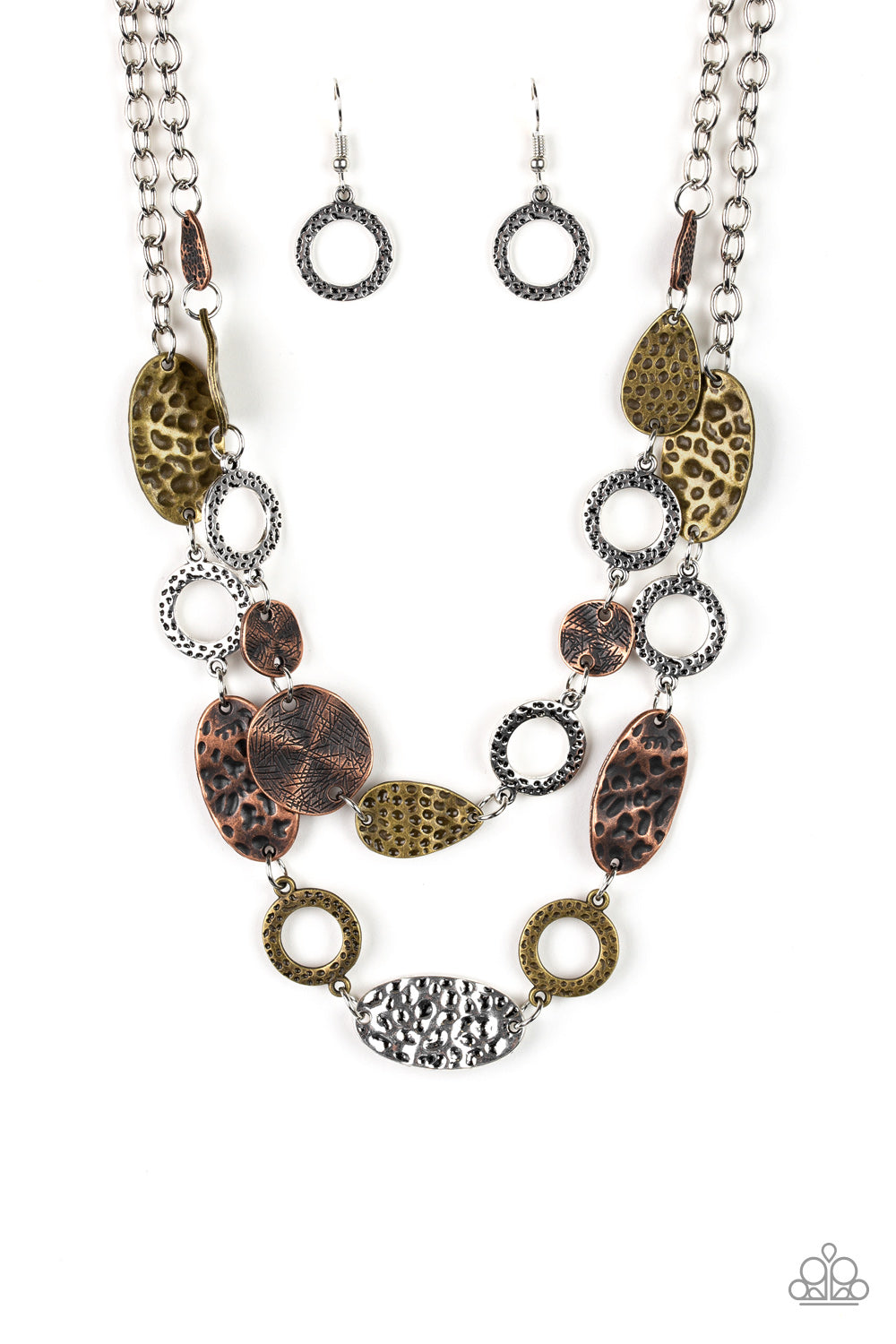 Paparazzi Accessories - Trippin On Texture - Multi Necklace