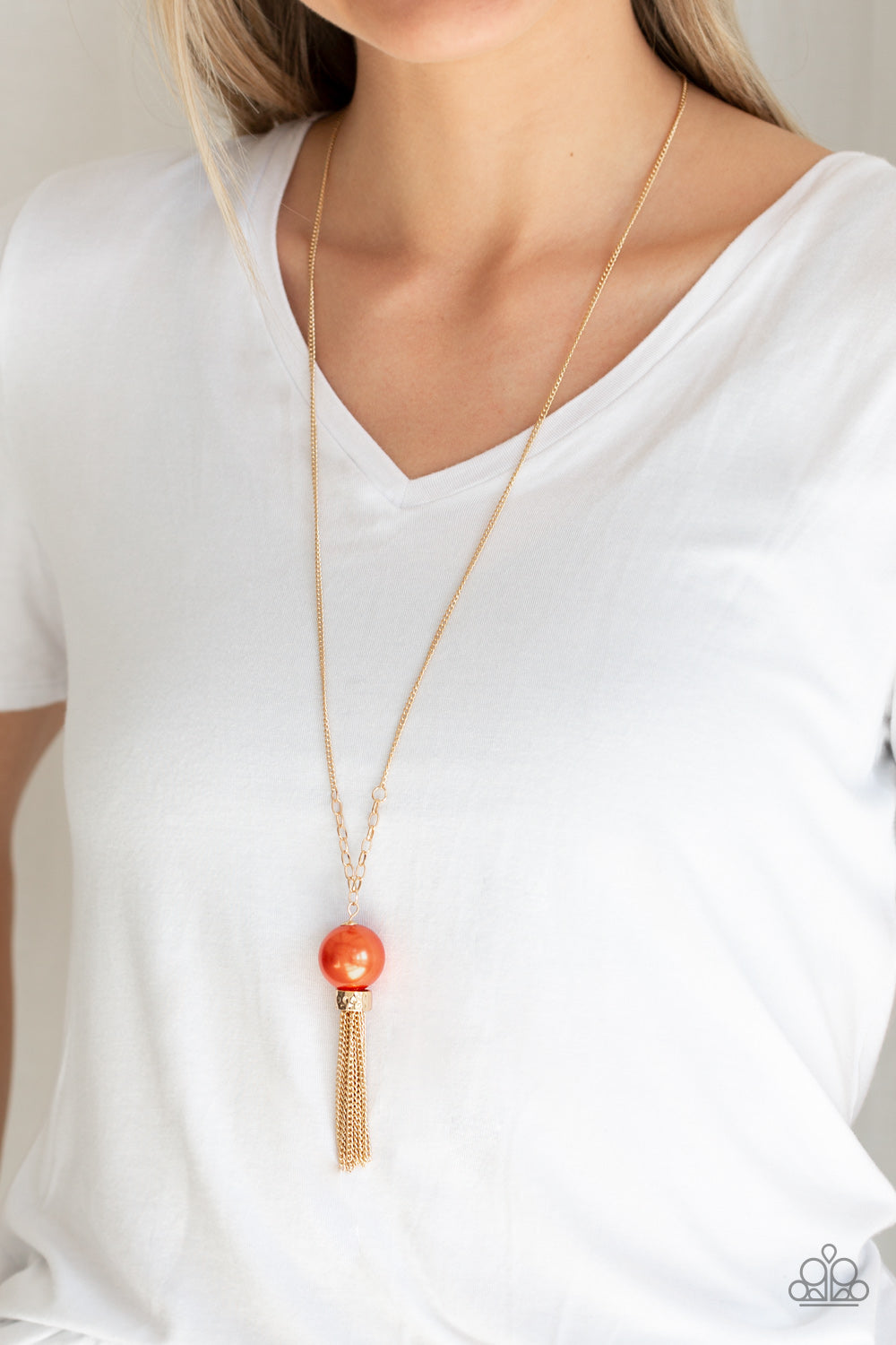 Paparazzi Accessories - Belle of the BALLROOM - Orange Necklace