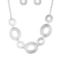 Paparazzi Accessories - Basically Baltic #N583 - Silver Necklace