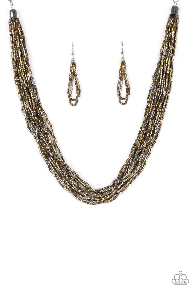 Paparazzi Accessories  - The Speed Of Starlight #N173 Peg - Multi Necklace