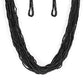 Paparazzi Accessories  - The Show Must Congo On #N147  Box 2 - Black Necklace