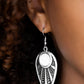 Paparazzi Accessories - Take A WALKABOUT #E259 - White Earrings