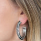 Paparazzi Accessories  - Retro Reverberation #L5 - White Earring