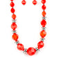 Paparazzi Accessories - Dine and Dash - Red Necklace