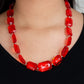 ICE Versa - Red Necklace - TheMasterCollection