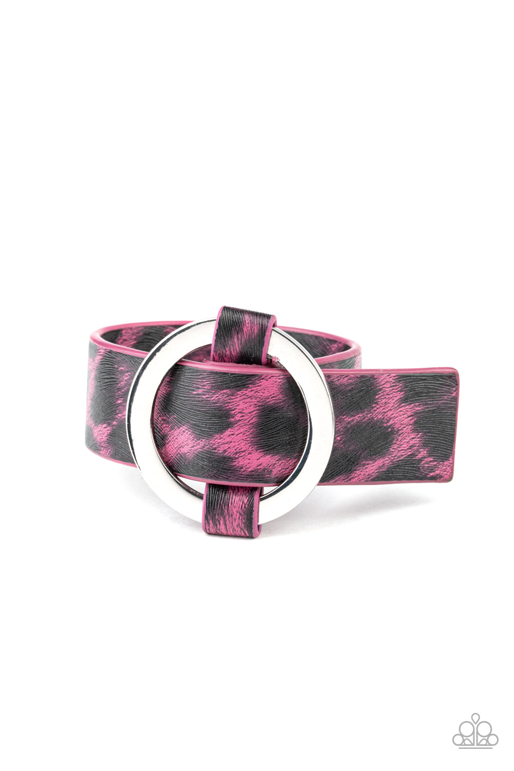 Paparazzi Accessories - Jungle Cat Couture - Pink Bracelet